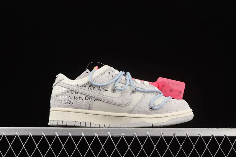 All categories Nk SB Dunk Series Nk SB Dunk Low low-top sneakers J version OF x Nk Dunk Low "12 of 50" OW suede SB smashed backboard fashion casual sneakers DJ0950-113